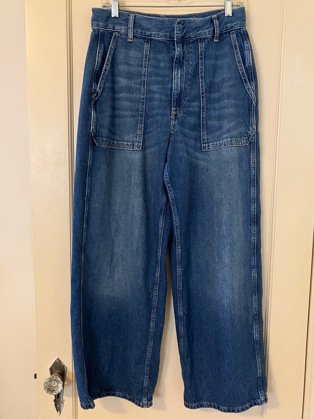 Pilcro Utility High-Rise Wide-Leg Jeans 29 - Picture 3 of 10